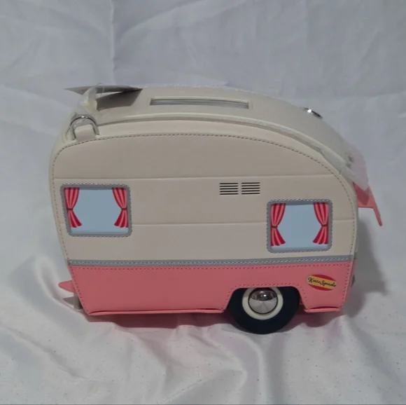 Kate Spade Day Tripper Pink and Cream Camper Crossbody Bag - Picture 2 of 12